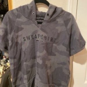 Short Sleeve Pullover Hoodie